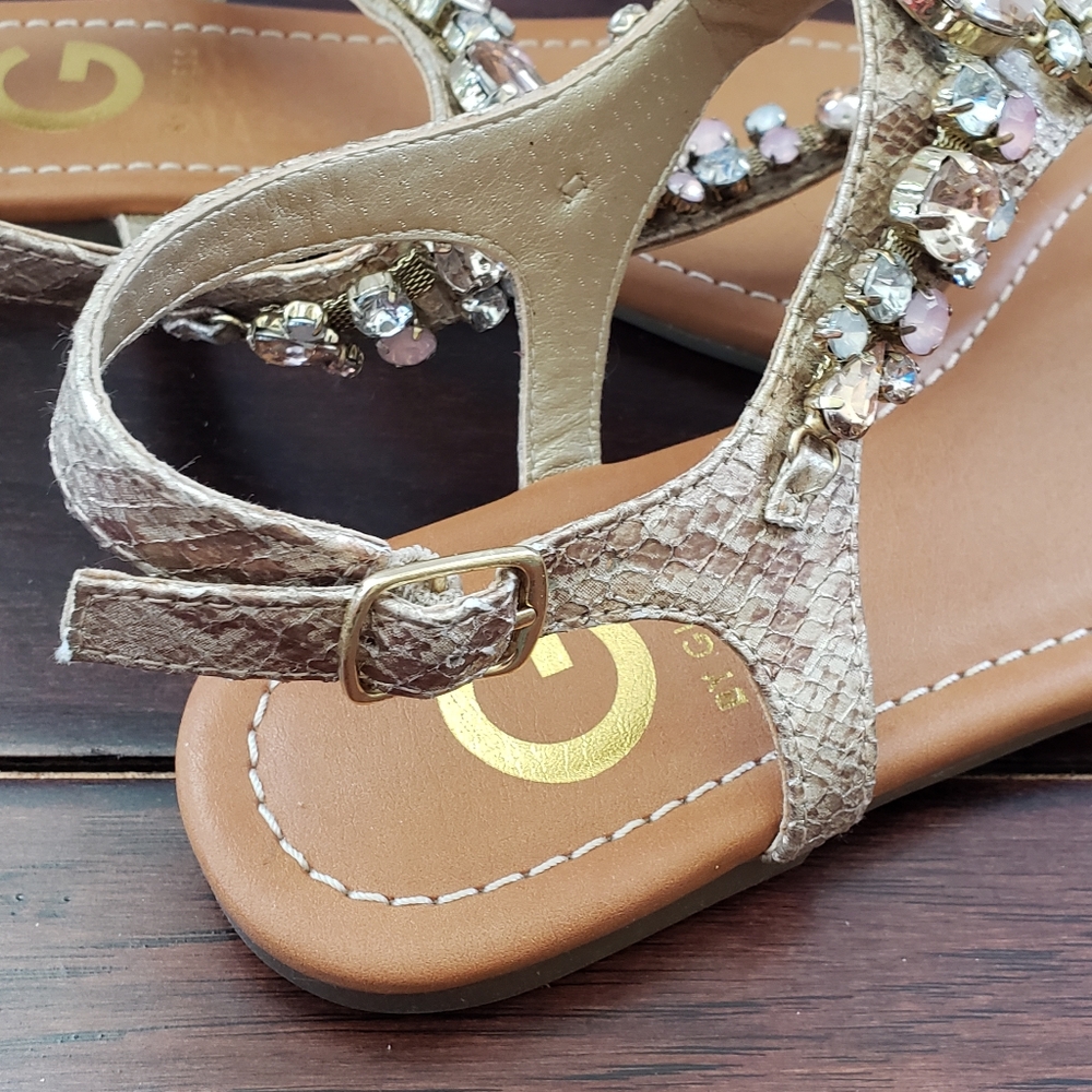Guess Rhinestone SANDLES. New - Picture 4 of 6